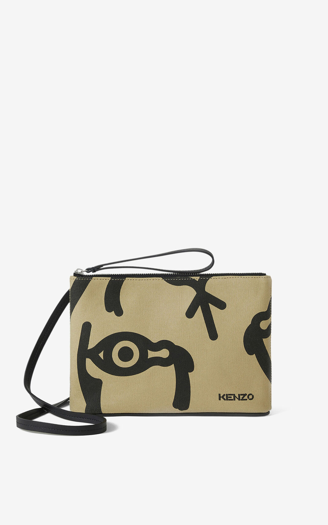 Bolso De Mano Kenzo Arc with gusset Mujer Beige - SKU.2122361